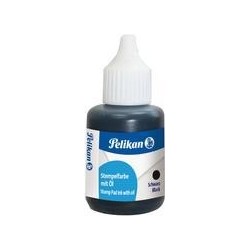 Inchiostro per timbri con olio Pelikan flacone 30 ml nero 351353