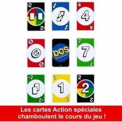 Carte da Gioco Mattel UNO DOS (FR)