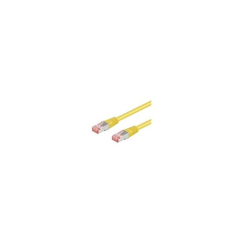 Cavo patch CAT6 7,5 m giallo S/FTP 2xRJ45, PVC, CCA