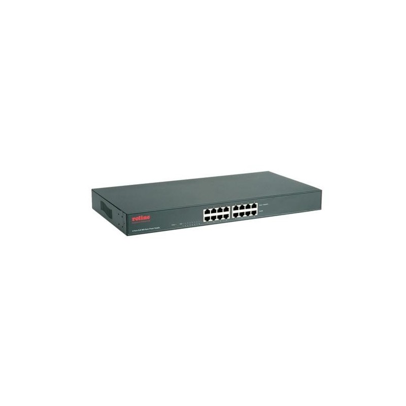 ROLINE 19&quot; PoE MID - Alimentatore span, 8 porte midspan