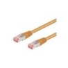 Cavo patch CAT6 0,5 m arancione S/FTP 2xRJ45, PVC, CCA