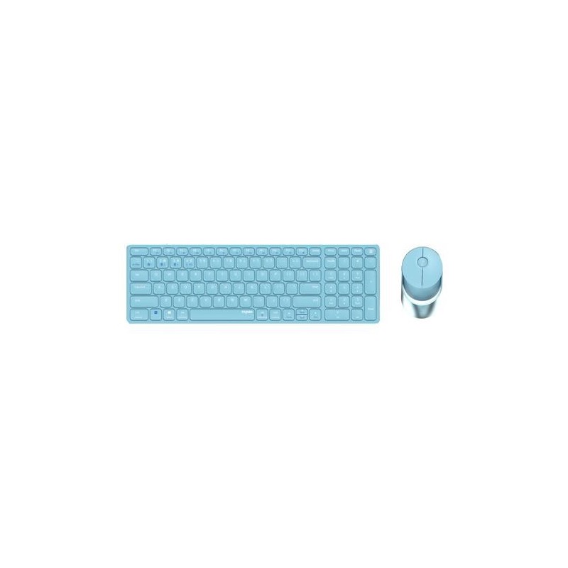 Rapoo 9850M tastiera Mouse incluso RF senza fili + Bluetooth QWERTZ T