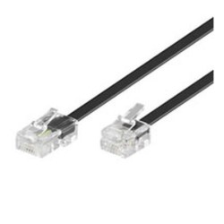 Cavo modulare Goobay. RJ45/RJ11. MM. Nero. 6,0 m