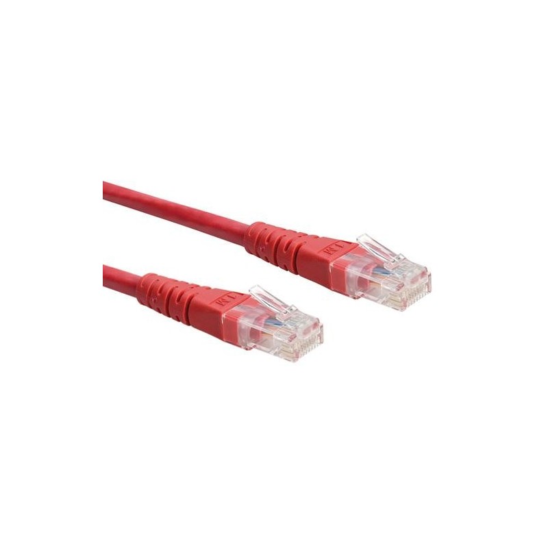 ROLINE UTP PatchCord Cat.6/Classe E, rosso, 2m