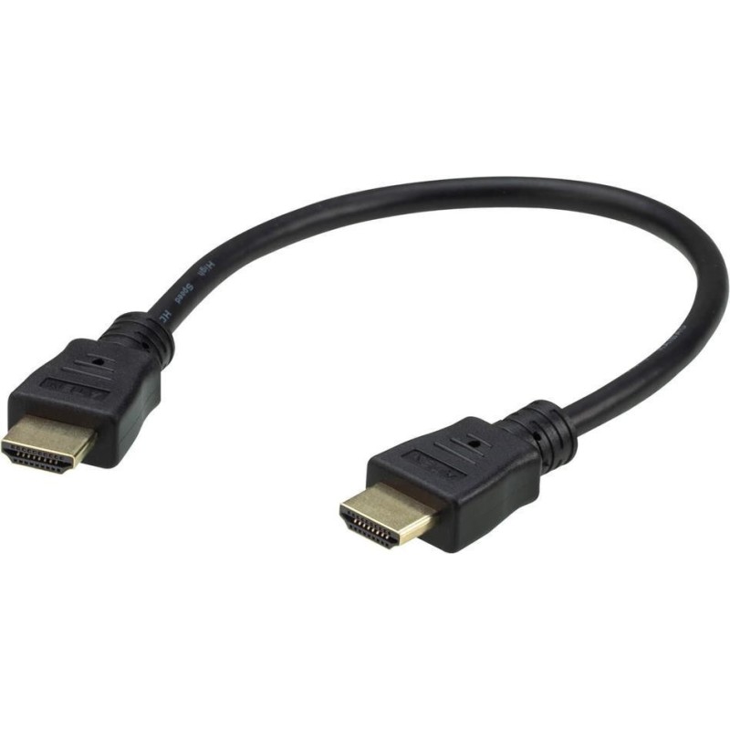 Aten 0.3M HDMI 2.0 Cable M/M 30AWG Black