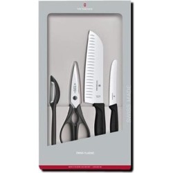 Set da cucina Victorinox V-6.71 33.4G Swiss Classic, 4 pezzi, nero