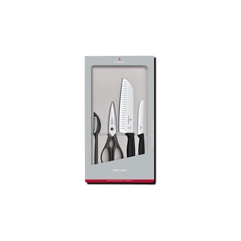 Set da cucina Victorinox V-6.71 33.4G Swiss Classic, 4 pezzi, nero