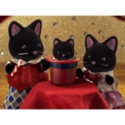 Sylvanian Families Famiglia Gatto Midnight