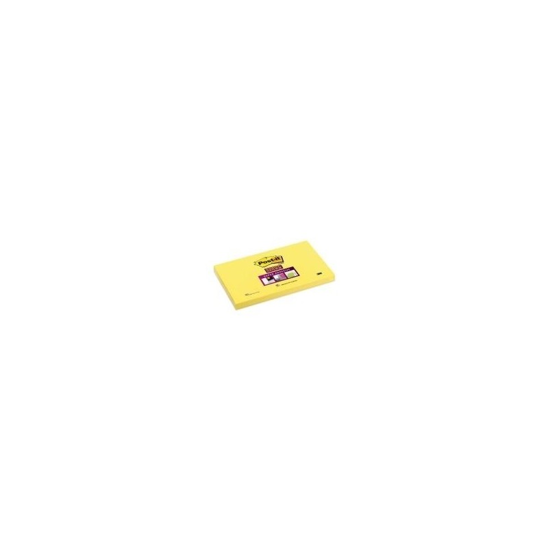 Foglietti riposizionabili Post-it&Acirc;&reg; Super Sticky Notes 76x124 mm 90