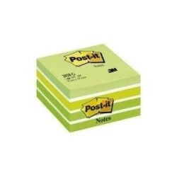 Foglietti riposizionabili Post-it&Acirc;&reg; Notes Cubo 76x76 mm verde paste