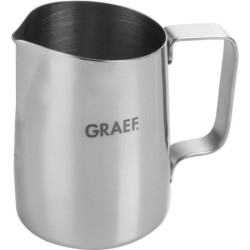 Graef 146443 Latte Art Brocca per latte Versare, 0,45 L, acciaio inos