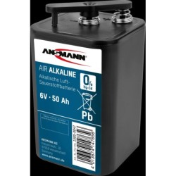 Batteria zinco-aria alcalina blocco aria-ossigeno 6V-50Ah