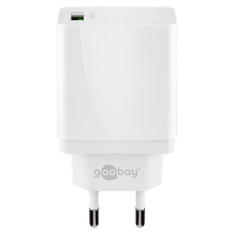 Caricatore USB Quick Charger QC3.0 (18W) bianco