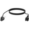 VISION 3m Black EU Cloverleaf Power cabl