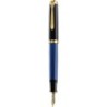 Pelikan 995324 penna stilografica Souver&Atilde;&curren;n 600, nero-blu, pennino