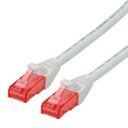 ROLINE UTP PatchCord Cat.6/Component Level, LSOH, bianco, 0.5m