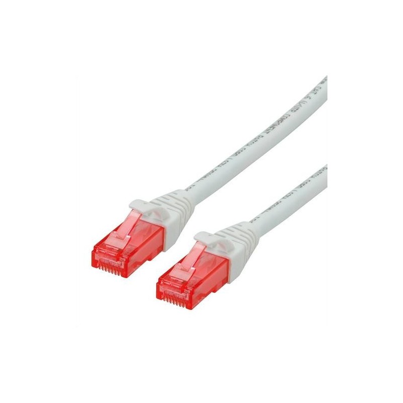 ROLINE UTP PatchCord Cat.6/Component Level, LSOH, bianco, 0.5m