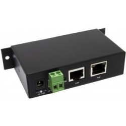 Iniettore Gigabit Ethernet PoE da 12 V a 24 V Morsettiera, incl