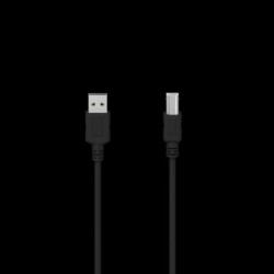 Cavo USB A con USB B Hama Technics 00300065 Grigio (1,5 m)