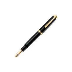 Pelikan 987396 Penna Stilografica Souver&Atilde;&curren;n 1000, Nero, Pennino M (