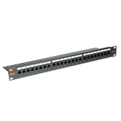 Patchpanel ROLINE 19&quot;, Cat.6/Classe E, 24 porte, UTP, nero