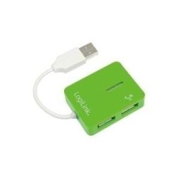 Logilink USB 2.0 HUB a 4 porte verde &#039;&#039;Smile&#039;&#039;, max