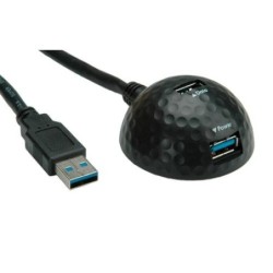 VALUE Cavo &quot;DOME&quot; USB3.2 Gen1, nero, 1,5 m