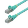 StarTech.com Cavo Ethernet CAT 6a - 1m - Acqua - Cavo di rete LAN Low