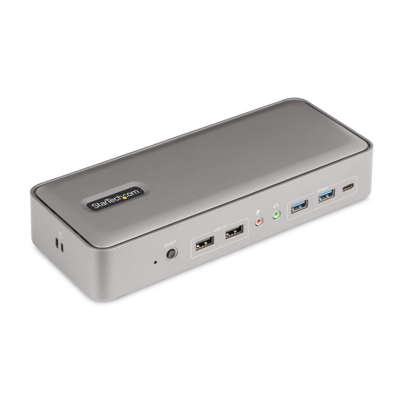 StarTech.com KVM Docking Station USB-C per due laptop, docking statio