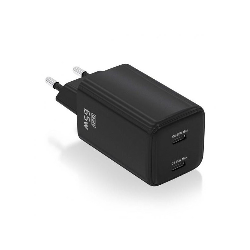 AISENS ASCH-65W2P040-BK Caricabatterie per dispositivi mobili Univers