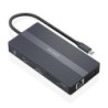 AISENS ASUC-12P017-GR replicatore di porte e docking station per lapt