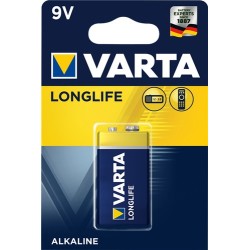 Varta Longlife Extra 9V Batteria monouso Alcalino