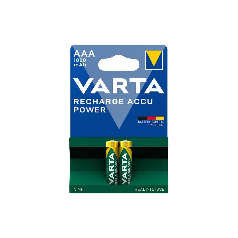 Varta Rech Accu Power AAA 1000mAh BLI 2