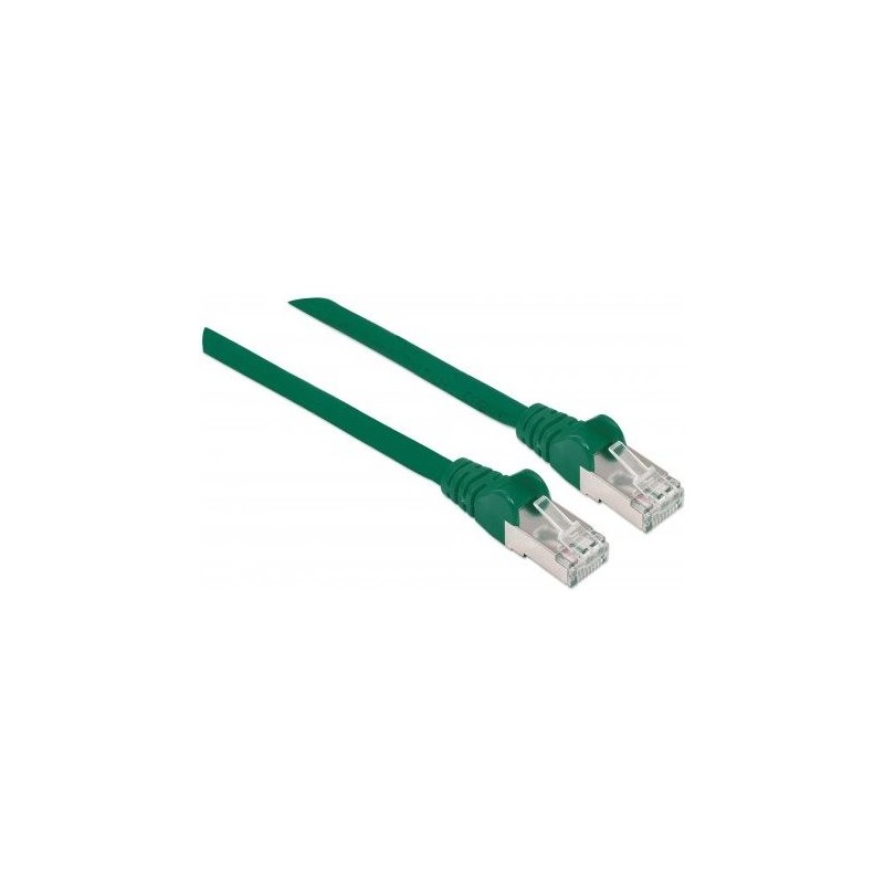 Intellinet Cat6, SFTP, 7.5m cavo di rete Verde 7,5 m S/FTP (S-STP)