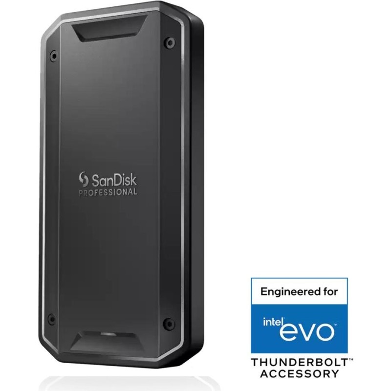 &bull; 2 TB (altezza 12 mm) &bull; SSD portatile, Thunderbolt&trade; 3 e standa