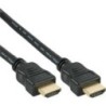 Cavo HDMI High Speed ​​con Ethernet - ST - ST - nero - oro - 2m