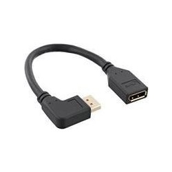 Cavo adattatore DisplayPort 1.4 ST-BU - 8K4K - angolato a sinistra