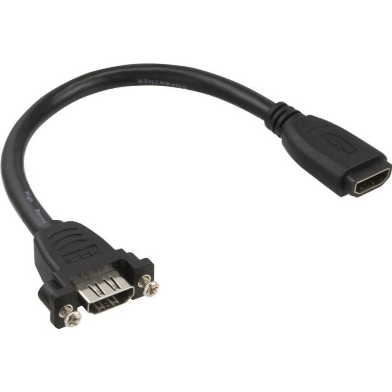 Cavo adattatore HDMI 4K2K per installazione - presa-presa HDMI A - 0,