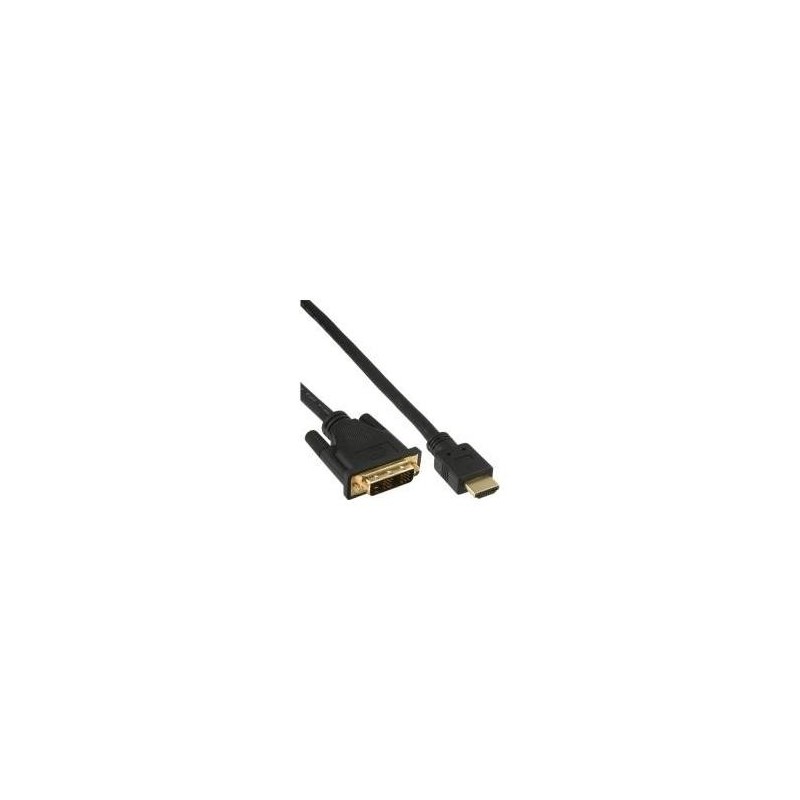 Cavo HDMI-DVI - contatti dorati - HDMI ST a DVI 18+1 ST - 7,5 m