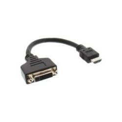 Cavo adattatore HDMI-DVI - Da spina HDMI a presa DVI - 0,2 m