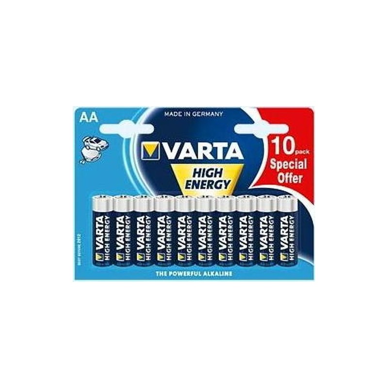 Varta High Energy AA 10-pack Batteria monouso Alcalino