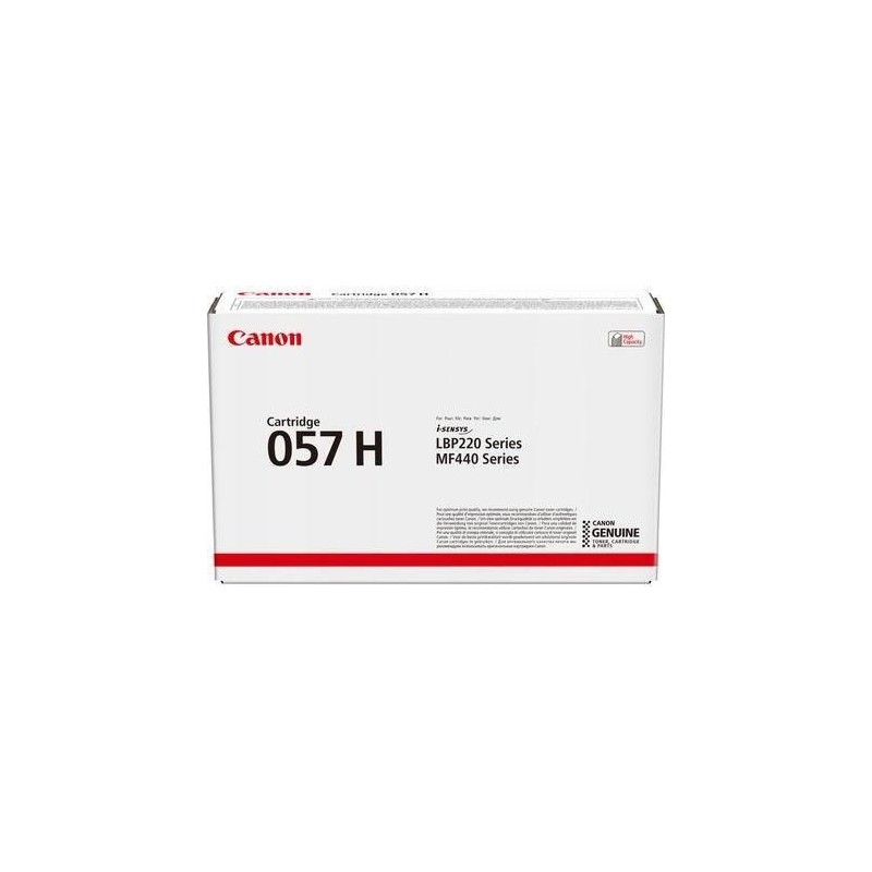 Canon 057H cartuccia toner 1 pz Originale Nero (057H Toner Cartridge 