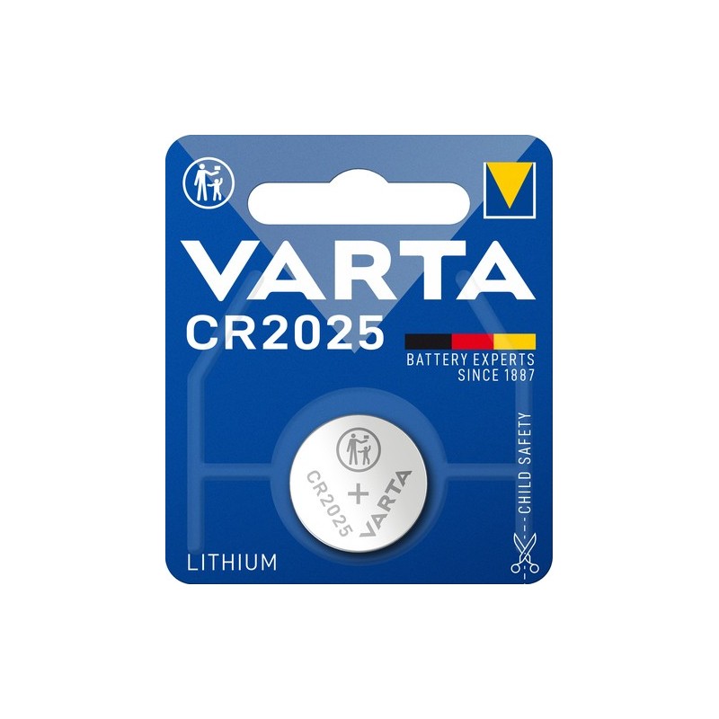 Varta Lithium Coin CR2025 BLI 1