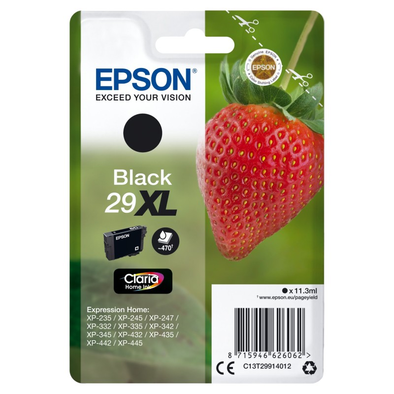 INK EPSON 2991 XL NERO PER XP HOME XP 235 11,3ML