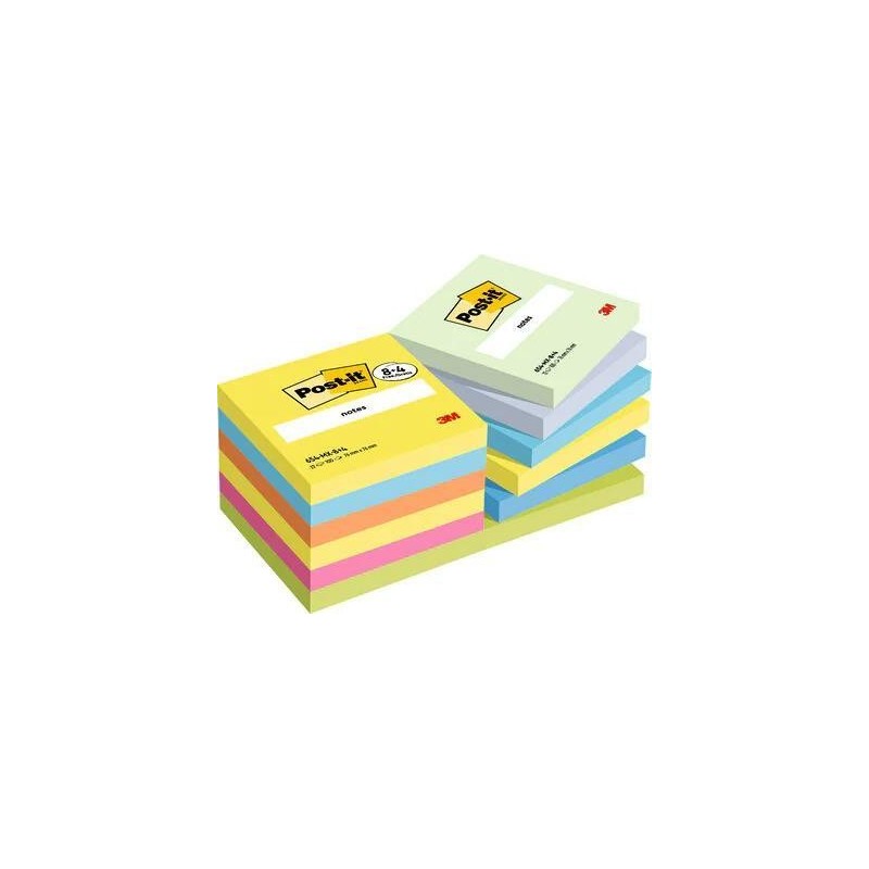 Post-it&Acirc;&reg; Haftnotizen Energetic farbsortiert