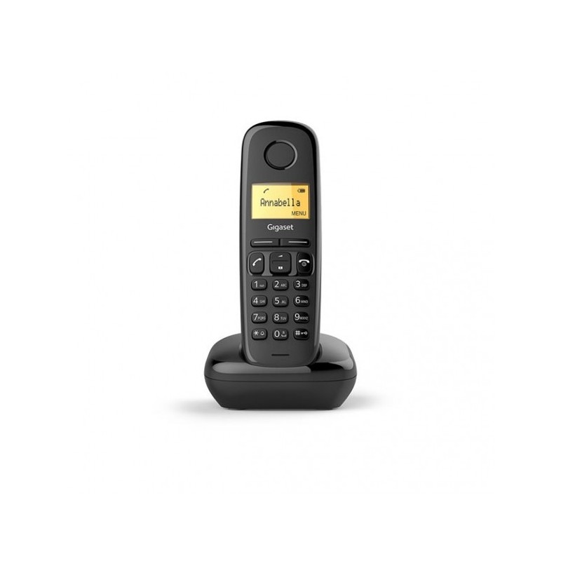 Gigaset A 170 BLACK - Telefono Dect con base analogica