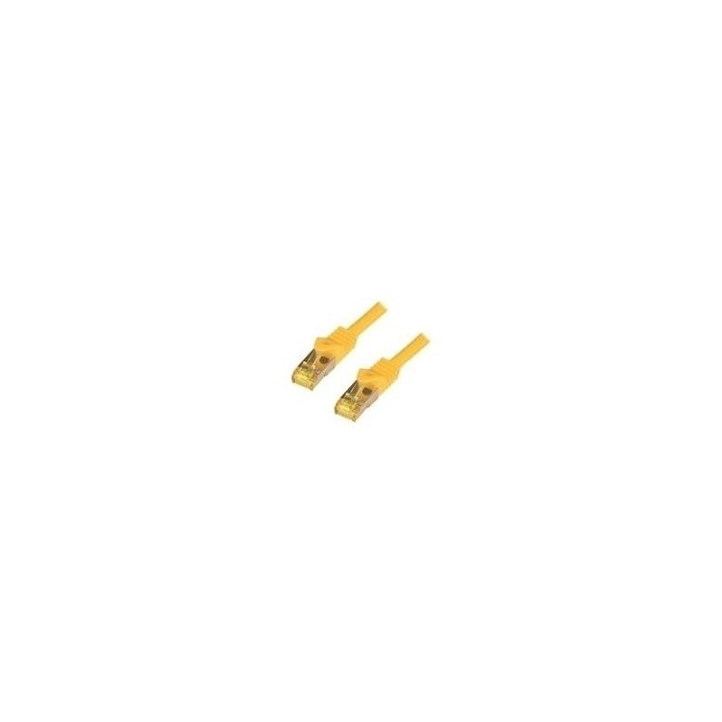 M-Cab 2m Cat7 cavo di rete Giallo S/FTP S-STP CAT7 SFTP RJ45 LSZH