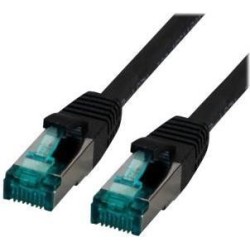 M-Cab 3906 cavo di rete Nero 5 m Cat6a SF/UTP S-FTP CAT6A SFTP RJ4