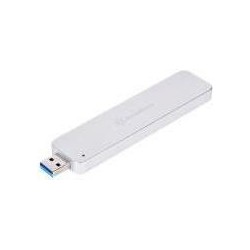 Custodia per unit&agrave; USB 3.1 color argento SST-MS09S