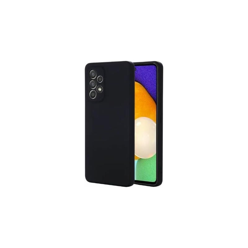 Cover for MADRID Galaxy A55 Black - Cover. Material: Silicone - Warra